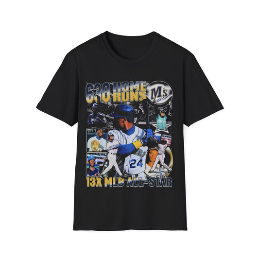 Vintage 90s Baseball Bootleg Style T-Shirt, KEN GRIFFEY JR ALL STAR Retro Baseball Shirt Unisex Graphic Tee