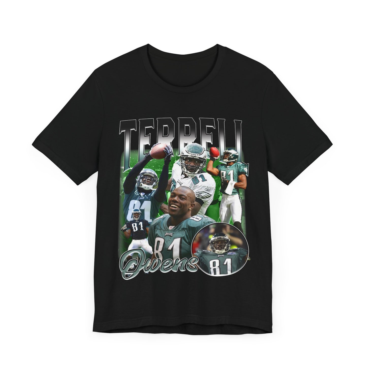 Vintage 90s Football Bootleg Style T-Shirt TERRELL OWENS Unisex Graphic Tee