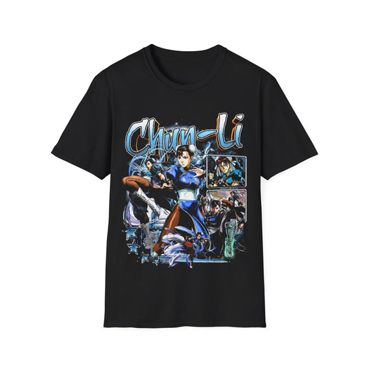 Vintage 90s Pop Culture Bootleg Style T-Shirt, CHUN LI Retro Pop Culture Shirt Unisex Graphic Tee