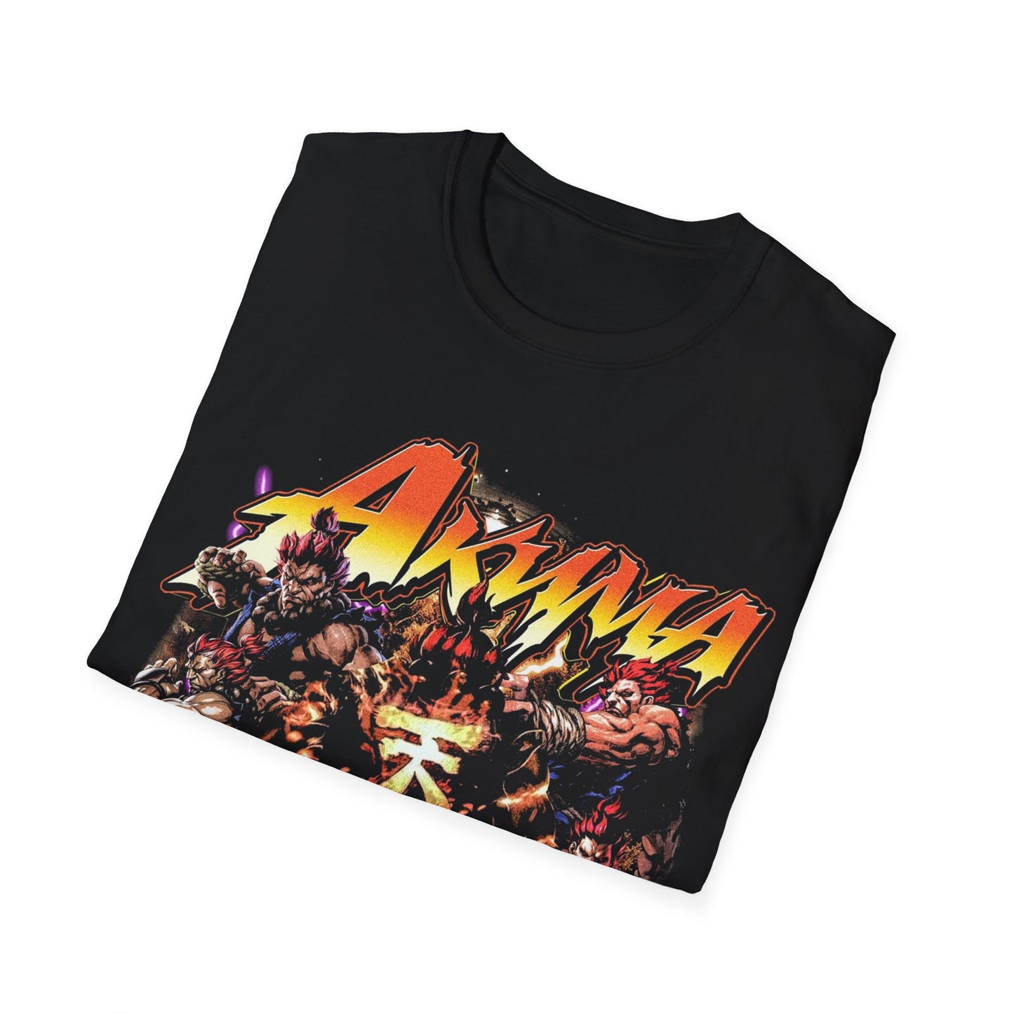 Vintage 90s Pop Culture Bootleg Style T-Shirt, AKUMA Graphic Tee Shirt Unisex Graphic Tee