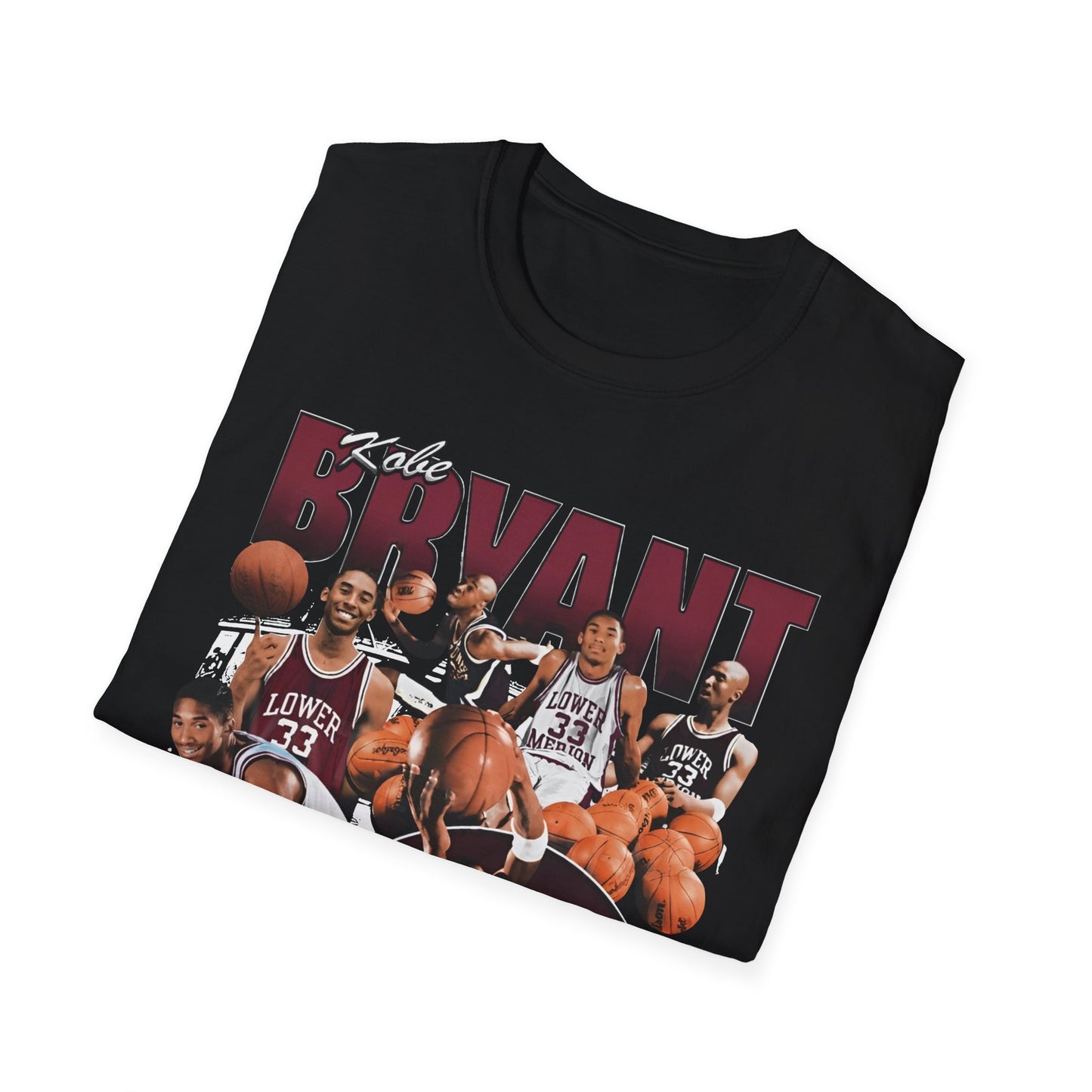 Vintage 90s Basketball Bootleg Style T-Shirt, KOBE BRYANT LOWER MERION Graphic Tee, Retro Basketball Shirt Unisex Graphic Tee
