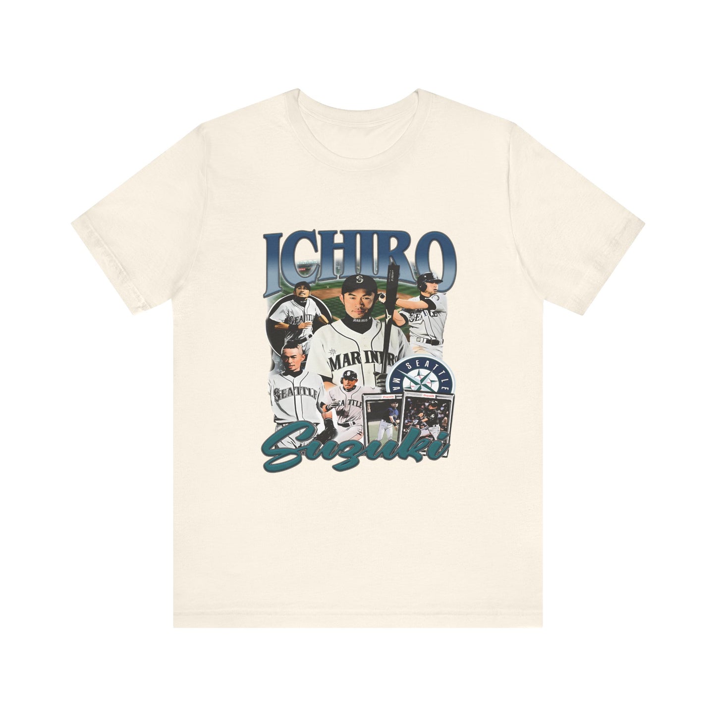 Vintage 90s Baseball Bootleg Style T-Shirt, ICHIRO SUZUKI Unisex Tee Shirt