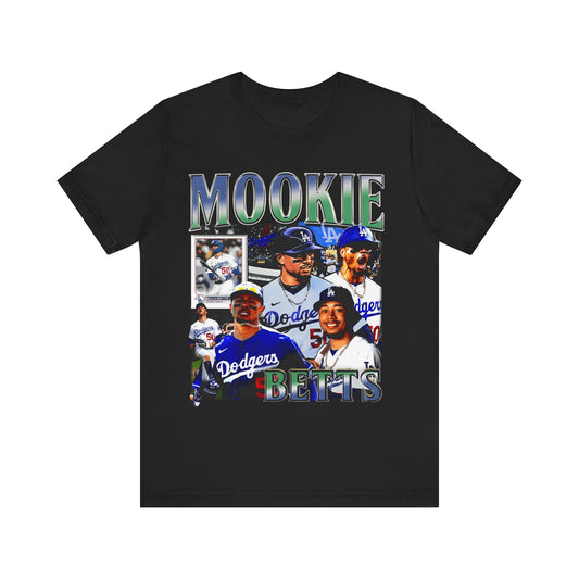 Vintage 90s Baseball Bootleg Style T-Shirt MOOKIE BETTS 90s Unisex Graphic Tee
