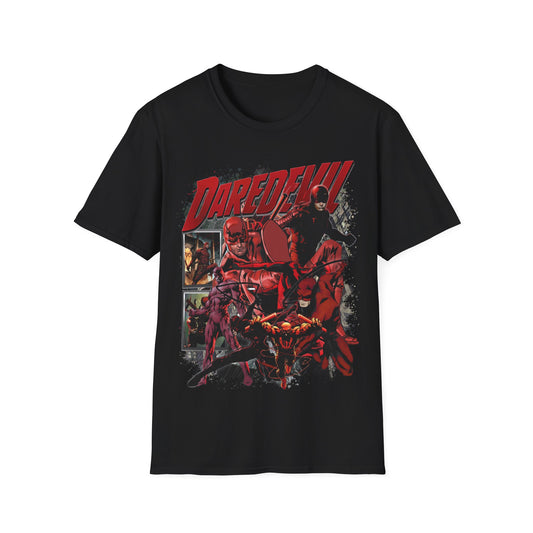 Vintage 90s Superheroes Bootleg Style T-Shirt, DAREDEVIL Graphic Tee, Retro Superheroes Shirt Unisex Graphic Tee