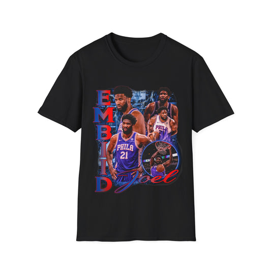 Vintage 90s Basketball Bootleg Style T-Shirt, JOEL EMBIID Graphic Tee, Retro Basketball Shirt Unisex Graphic Tee