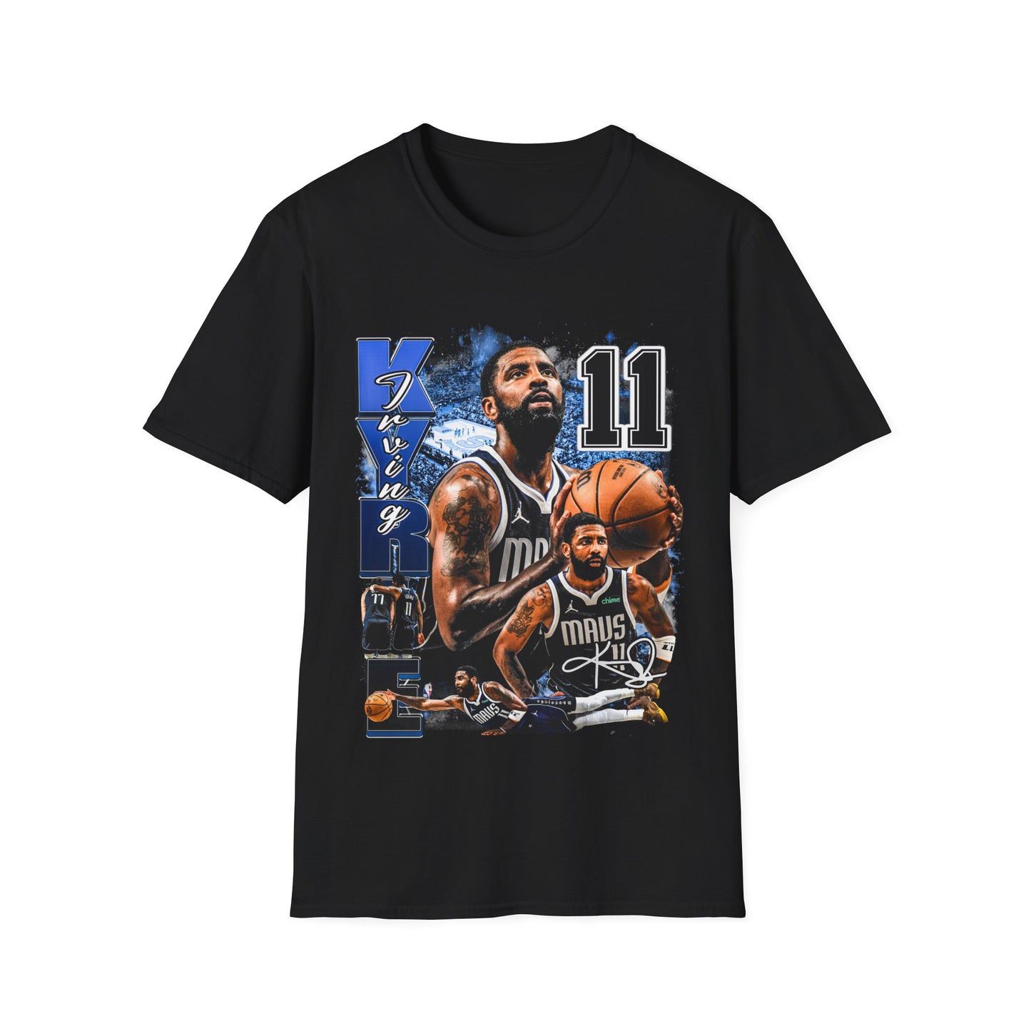 Vintage 90s Basketball Bootleg Style T-Shirt, KYRIE 11 IRVING MAV Graphic Tee, Retro Basketball Shirt Unisex Graphic Tee
