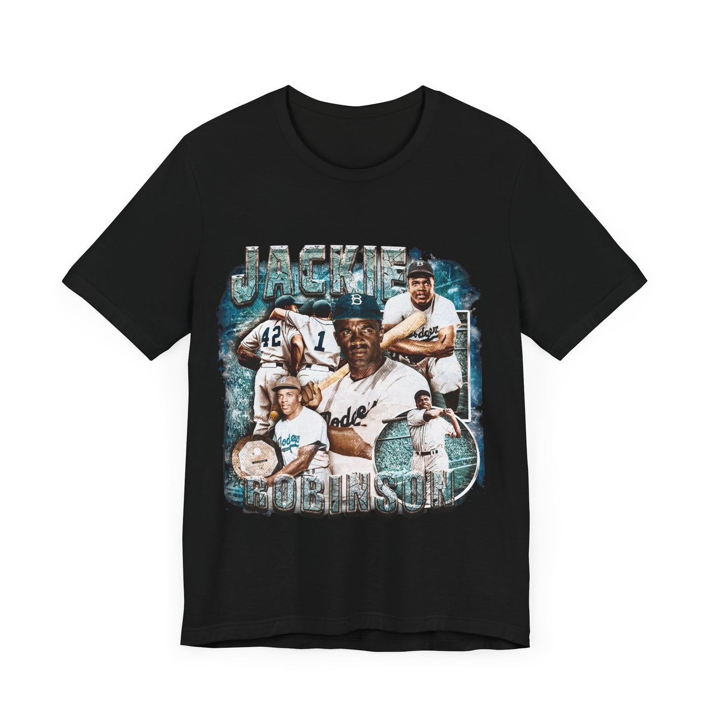 Vintage 90s Baseball Bootleg Style T-Shirt JACKIE ROBINSON Unisex Graphic Tee