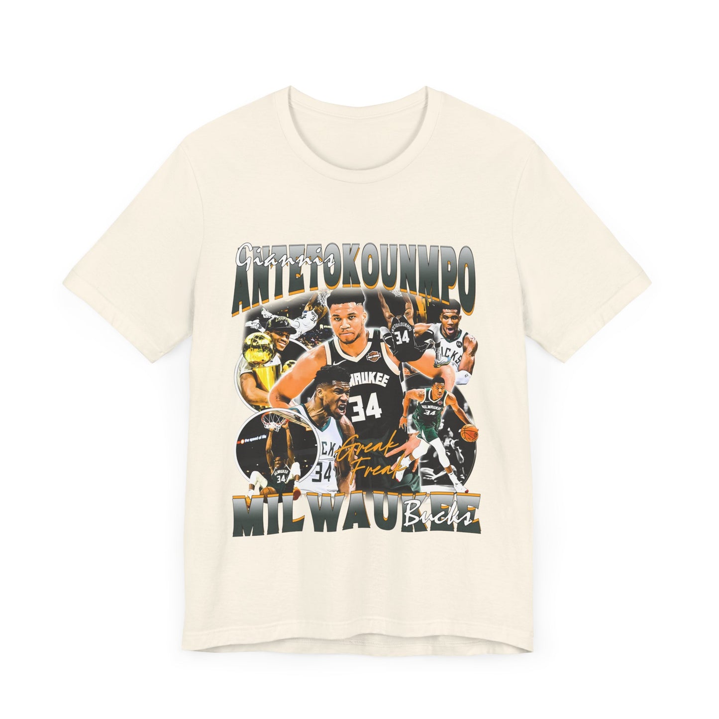 Vintage 90s Basketball Bootleg Style T-Shirt, Giannis Antetokounmpo Unisex Tee