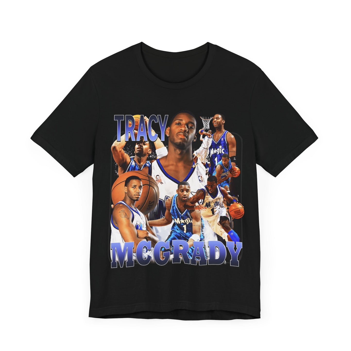 Vintage 90s Basketball Bootleg Style T-Shirt TRACY MCGRADY MAGIC Unisex Tee