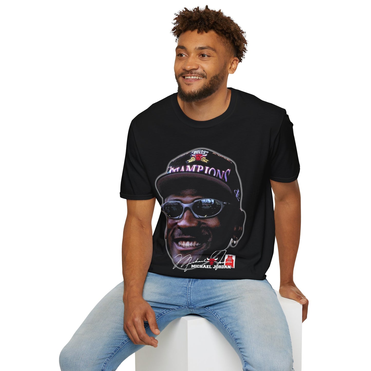 Vintage 90s Basketball Bootleg Style T-Shirt, MJ BIG FACE Retro Basketball Shirt Unisex Graphic Tee