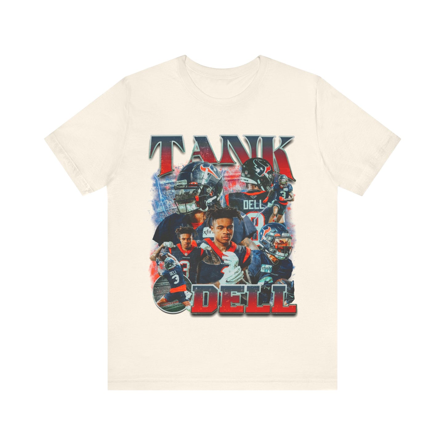 Vintage 90s Football Bootleg Style T-Shirt TANK DELL Unisex Graphic Tee Shirt