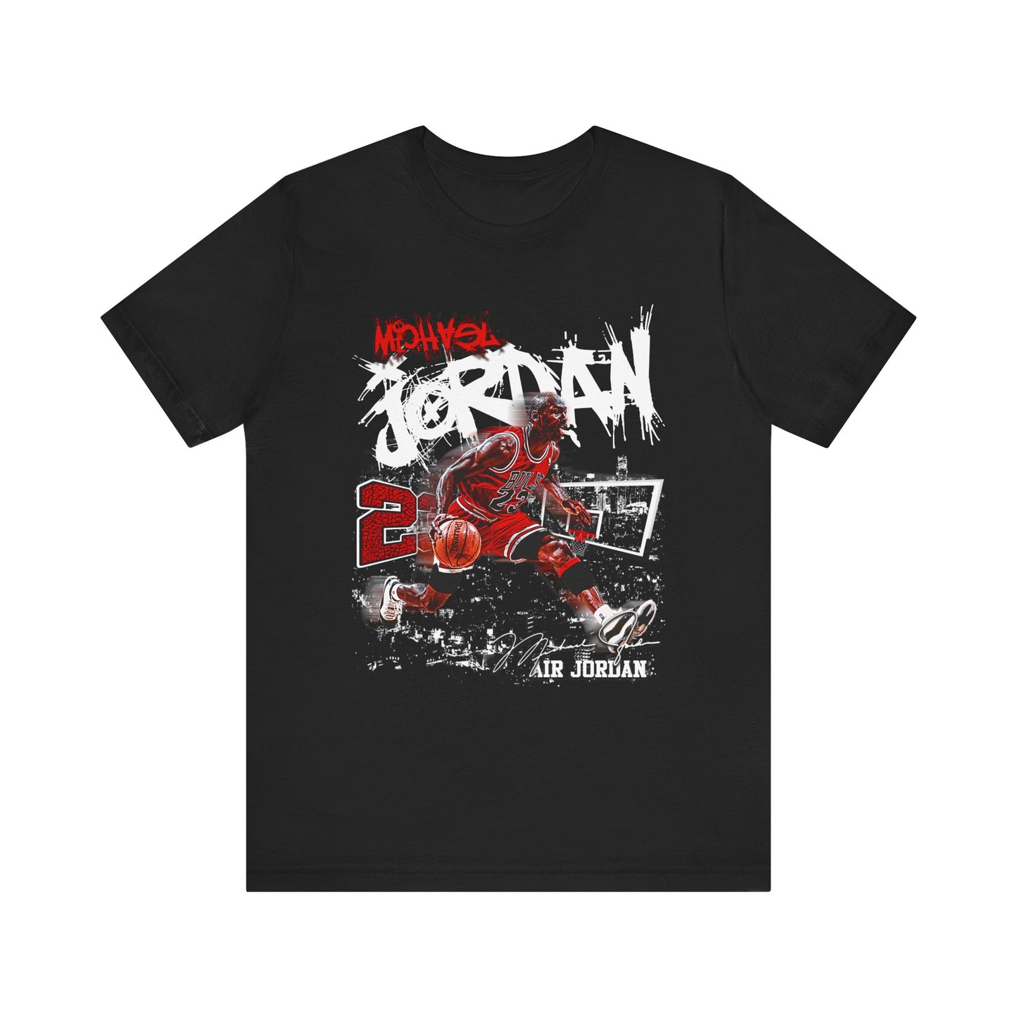 MICHAEL JORDAN PREMIUM Vintage 90s Unisex Jersey Short Sleeve Tee Shirt