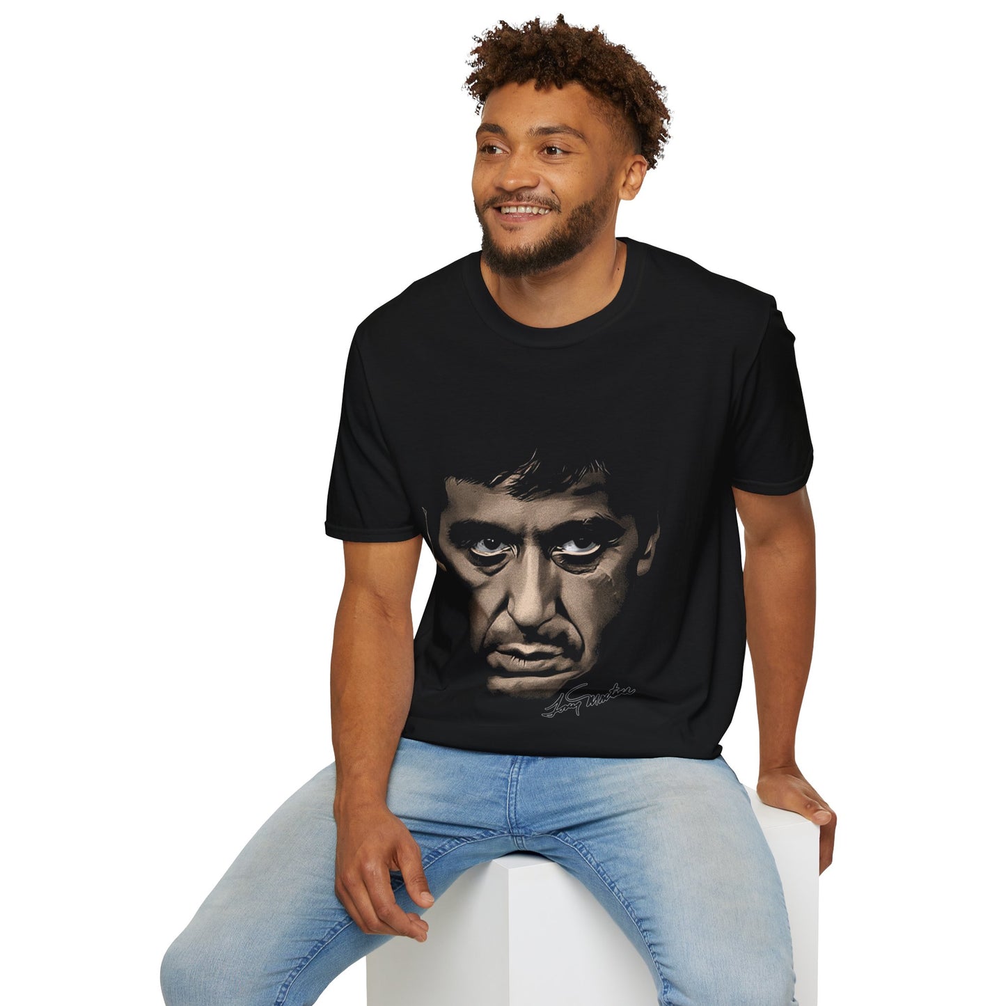 Vintage 90s Pop Culture Bootleg Style T-Shirt, SCARFACE Retro Shirt Unisex Graphic Tee