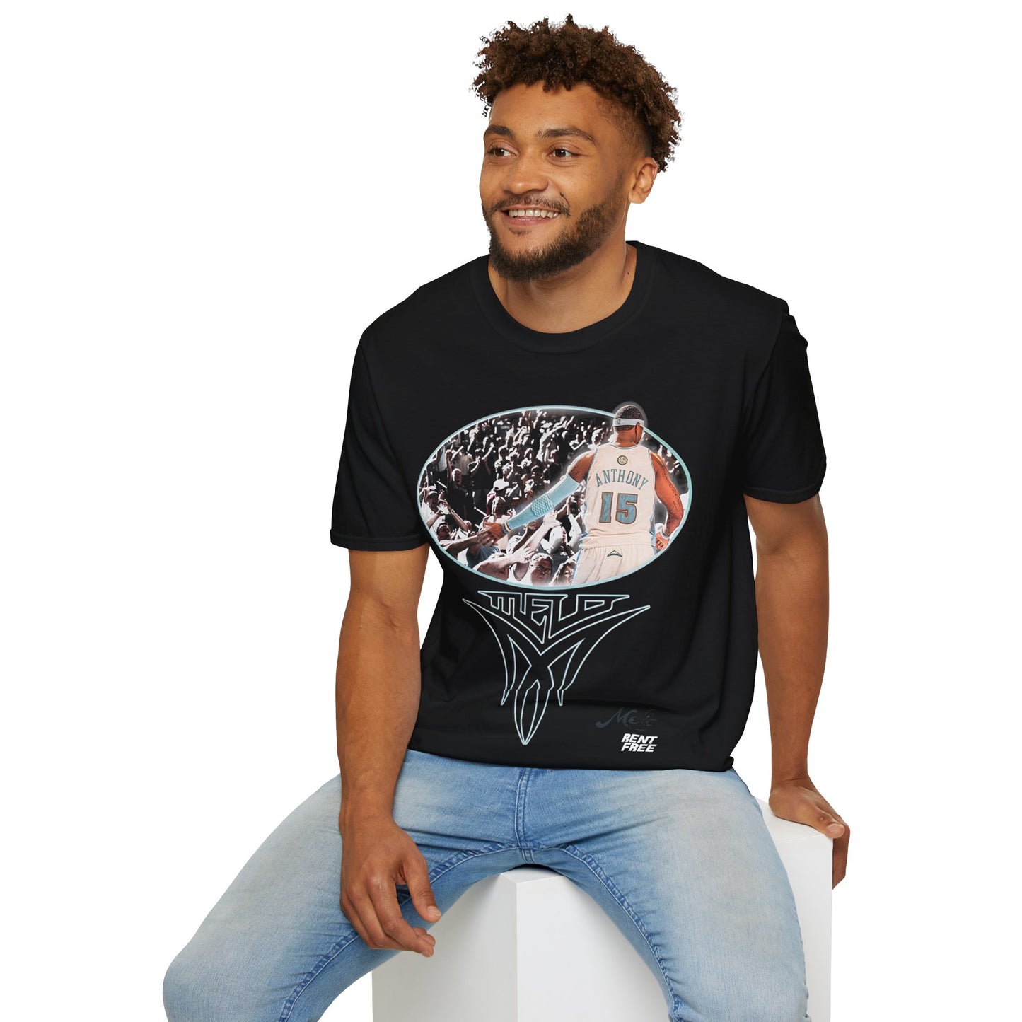 Vintage 90s Basketball Bootleg Style T-Shirt, CARMELO Retro Basketball Shirt Unisex Graphic Tee