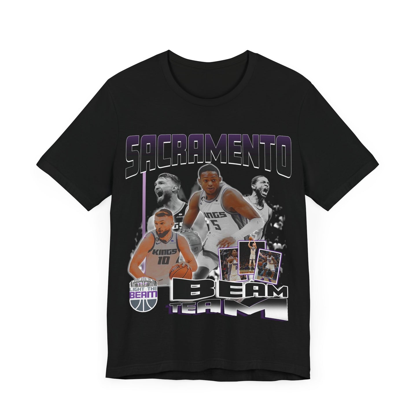 Vintage 90s Basketball Bootleg Style T-Shirt, SACREMENTO BEAM TEAM Unisex Tee