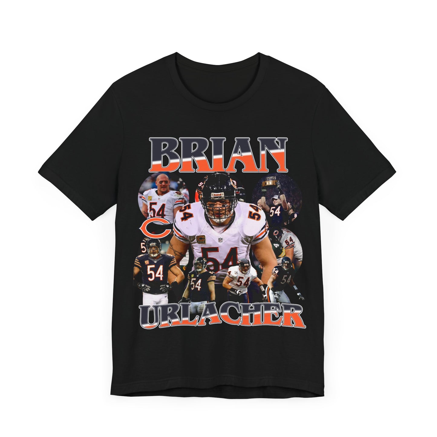 Vintage 90s Football Bootleg Style TShirt BRIAN URLACHER Unisex Graphic Tee