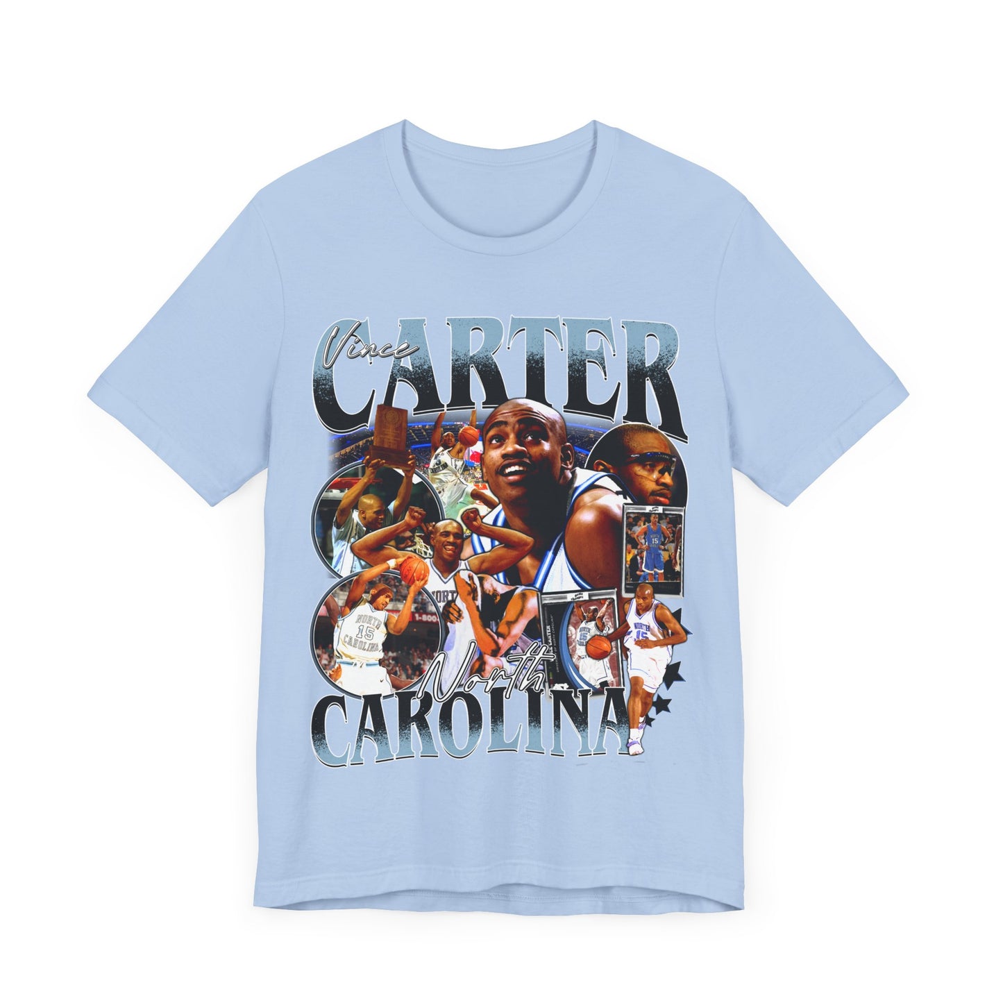 Vintage 90s Basketball Bootleg Style TShirt VINCE CARTER 90s Unisex Graphic Tee