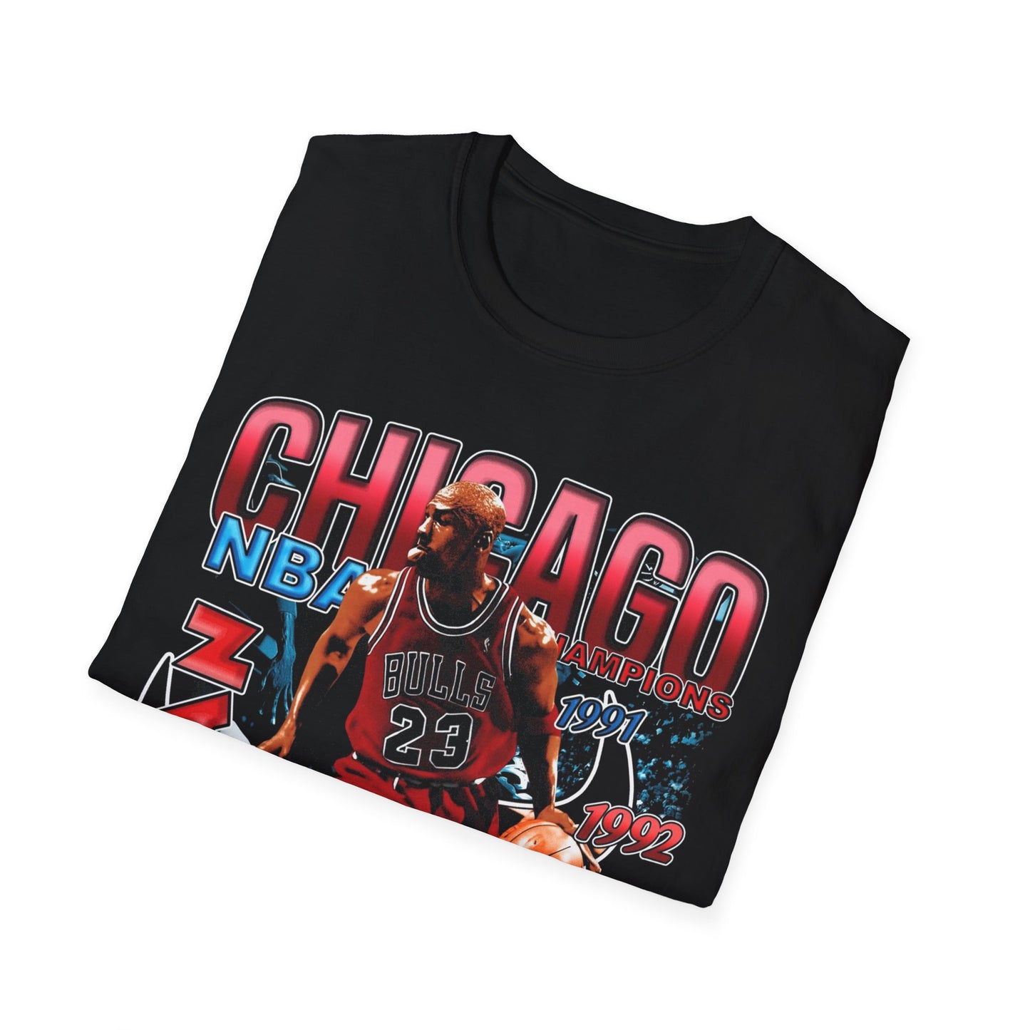Vintage 90s Basketball Bootleg Style T-Shirt, MICHAEL JORDAN 6X CHAMP Retro Basketball Shirt Unisex Graphic Tee