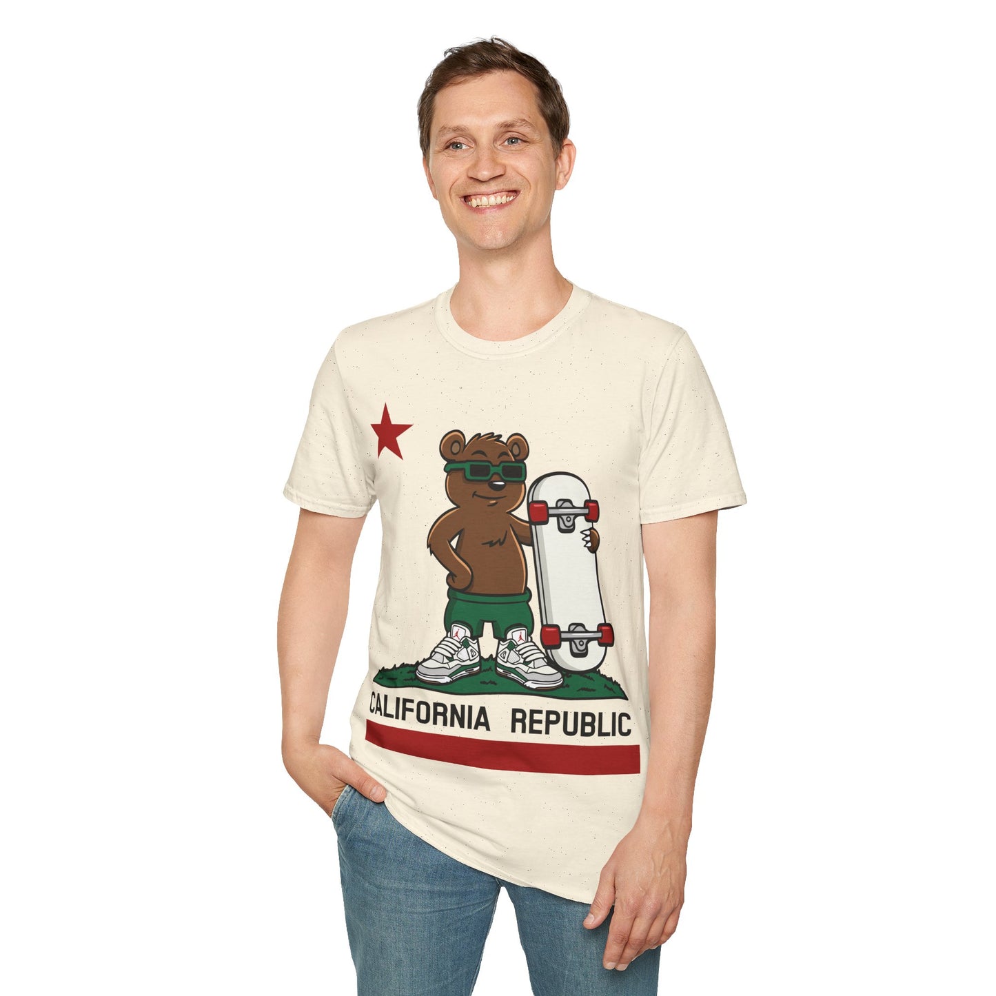 SB 4 CALIFORNIA REPUBLIC PREMIUM STREETWEAR Unisex Softstyle T-Shirt