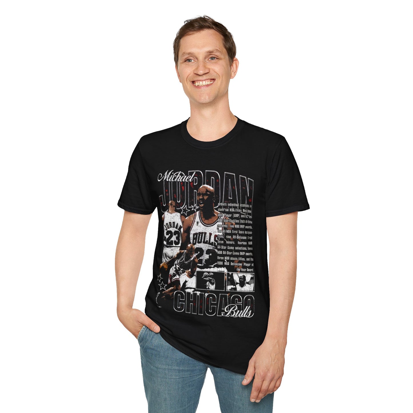 Vintage 90s Basketball Bootleg Style T-Shirt, JORDAN Retro Basketball Shirt Unisex Graphic Tee