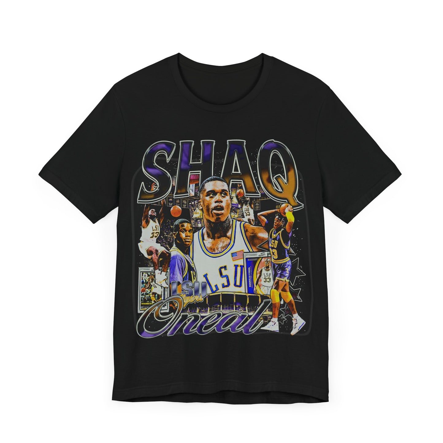 Vintage 90s Basketball Bootleg Style TShirt SHAQ 90s Unisex Graphic Tee Shirt