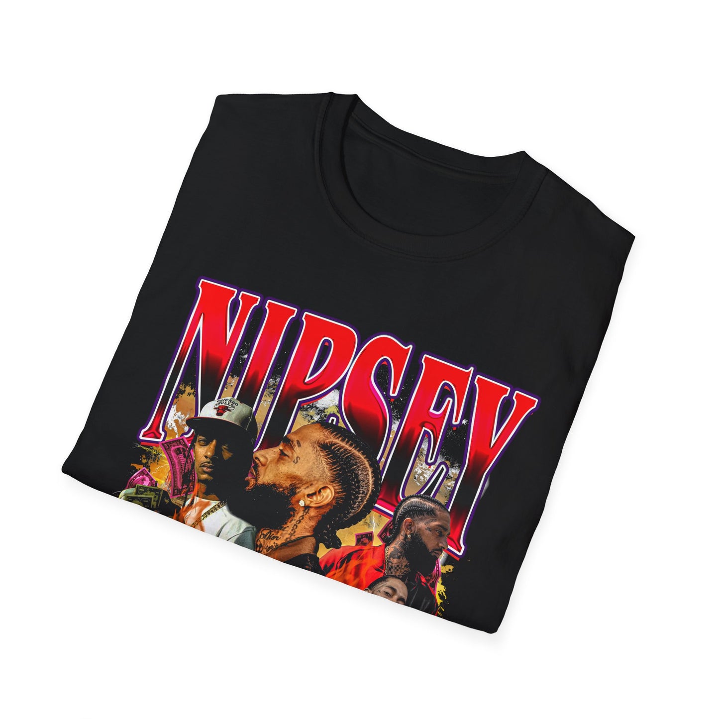 Vintage 90s Rap Bootleg Style T-Shirt, NIPSEY HUSSLE Vintage Graphic Tee, Retro Rap Shirt Unisex Graphic Tee Shirt