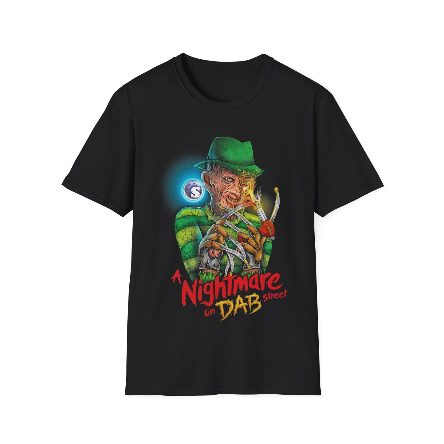 HALLOWEEN NIGHTMARE ON DAB STREET Unisex Softstyle T-Shirt