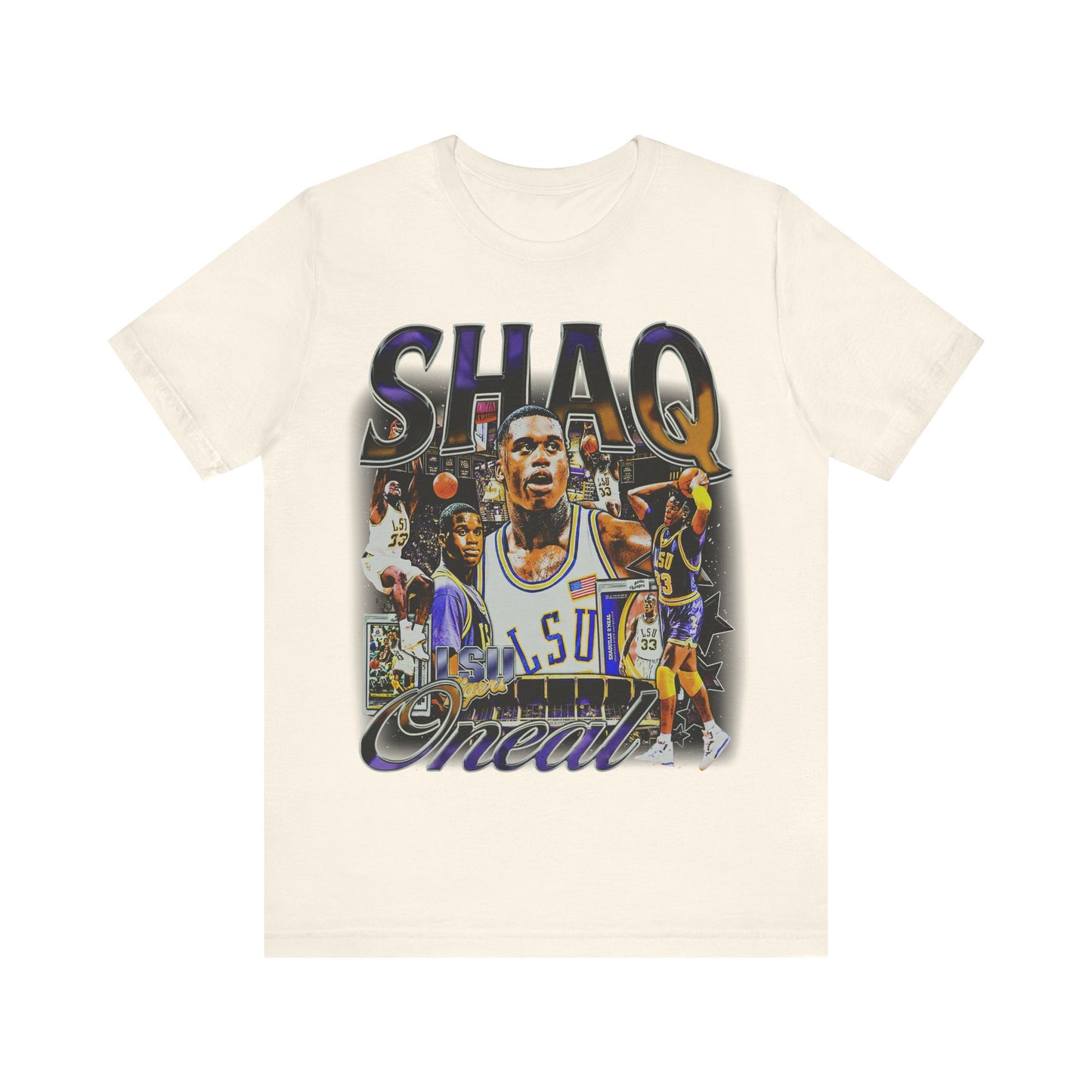 Vintage 90s Basketball Bootleg Style TShirt SHAQ 90s Unisex Graphic Tee Shirt