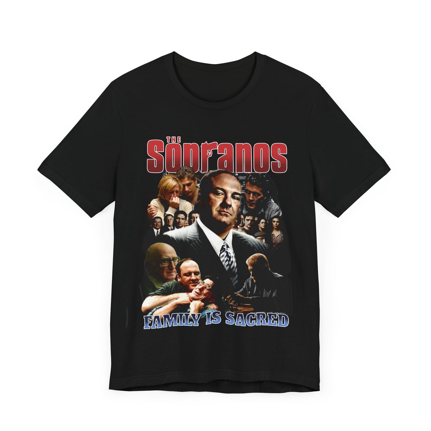 Vintage 90s Pop Culture Bootleg Style T-Shirt SOPRANO Unisex Graphic Tee Shirt