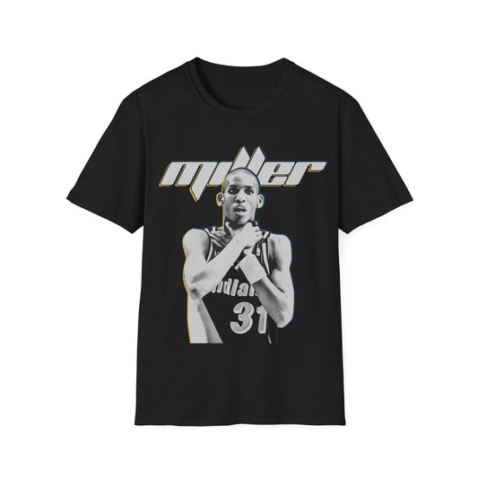 Vintage 90s Basketball Bootleg Style T-Shirt, REGGIE MILLER Retro Basketball Shirt Unisex Graphic Tee