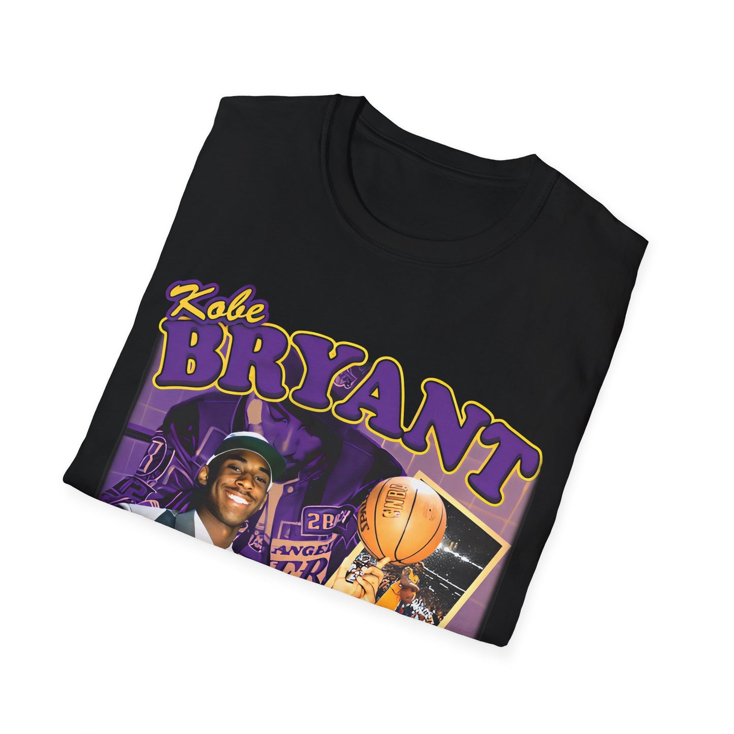 Vintage 90s Basketball Bootleg Style T-Shirt, KOBE BEAN BRYANT Graphic Tee, Retro Basketball Shirt Unisex Graphic Tee