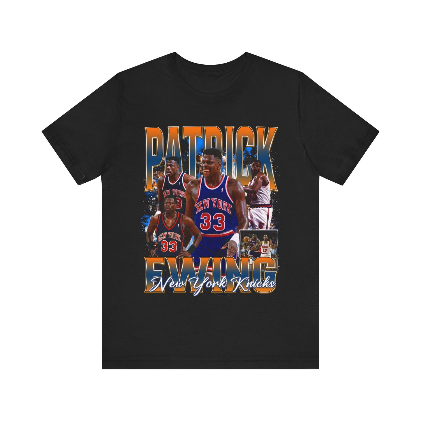 Vintage 90s Basketball Bootleg Style T-Shirt PATRICK EWING Unisex Graphic Tee