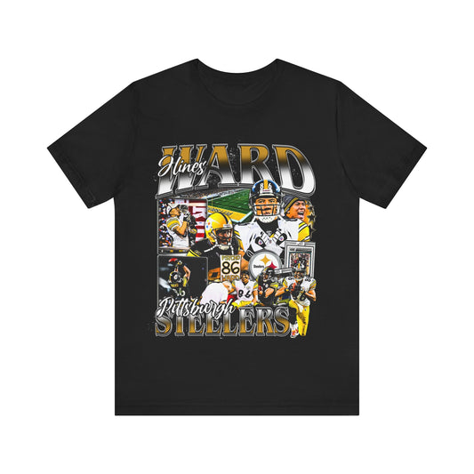 Vintage 90s Football Bootleg Style T-Shirt HINES WARD Unisex Graphic Tee Shirt