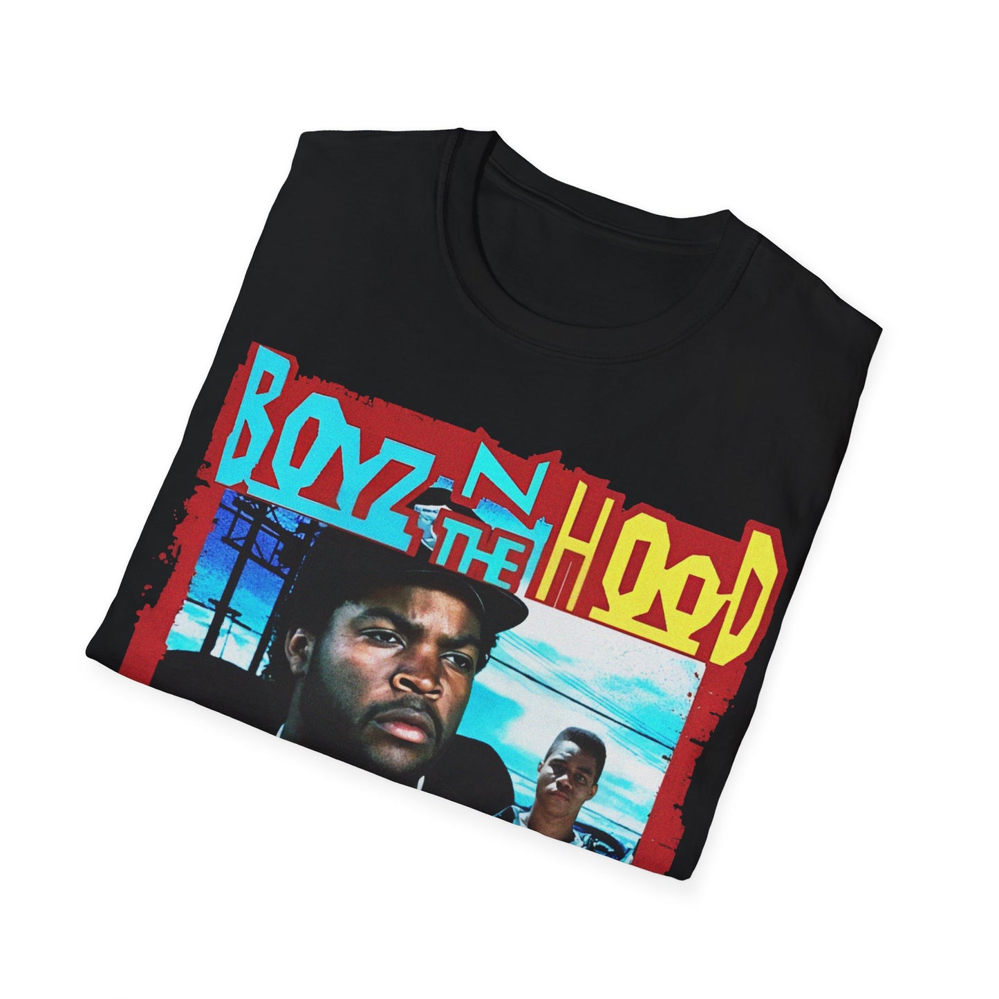 Vintage 90s Pop Culture Bootleg Style T-Shirt, BOYZ N DA THE HOOD Retro Shirt Unisex Graphic Tee