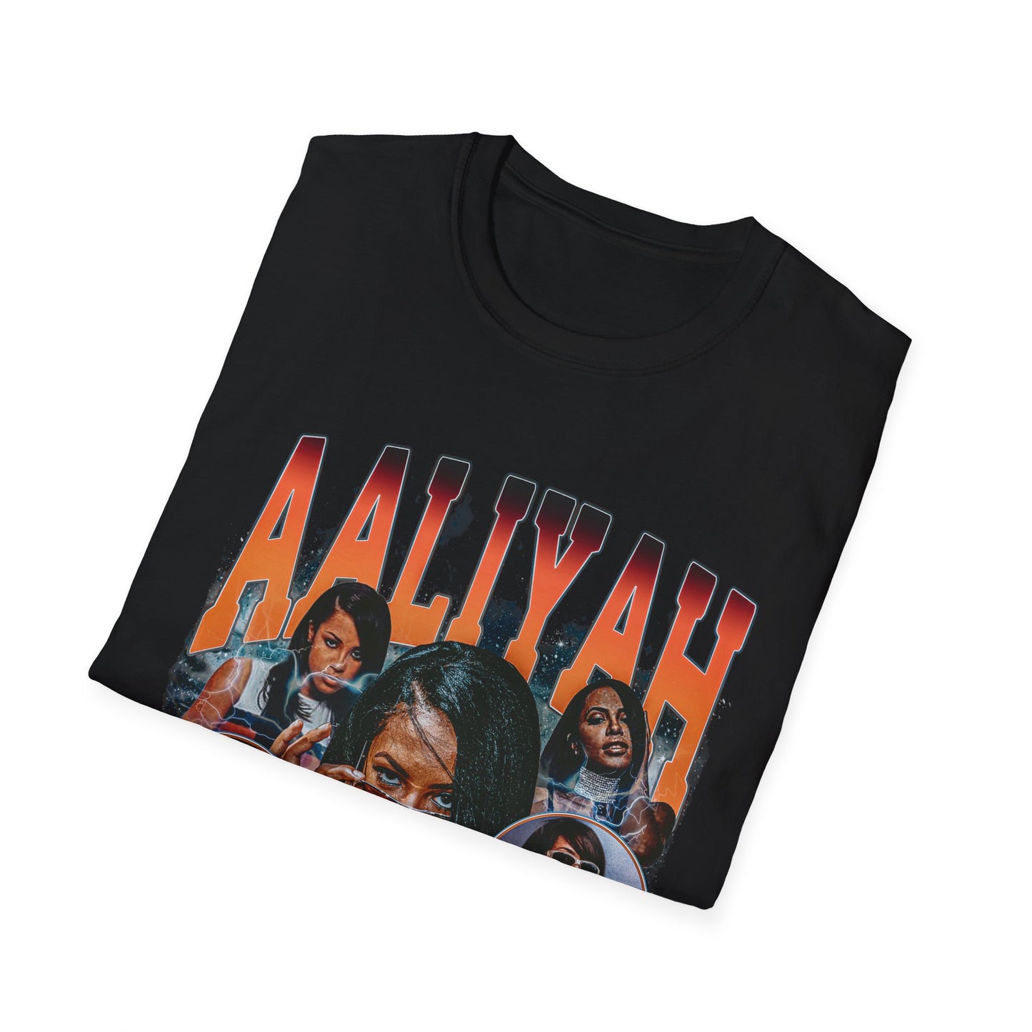 Vintage 90s Rap Bootleg Style T-Shirt, AALIYAH Vintage Graphic Tee, Retro Rap Shirt Unisex Graphic TShirt