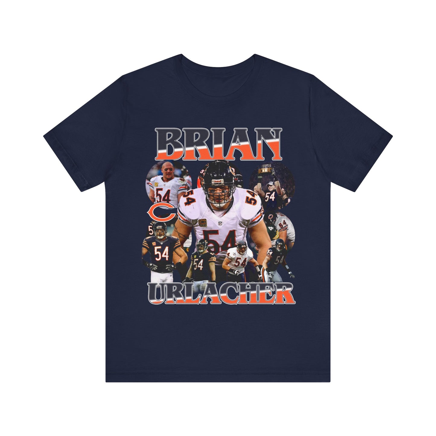 Vintage 90s Football Bootleg Style TShirt BRIAN URLACHER Unisex Graphic Tee
