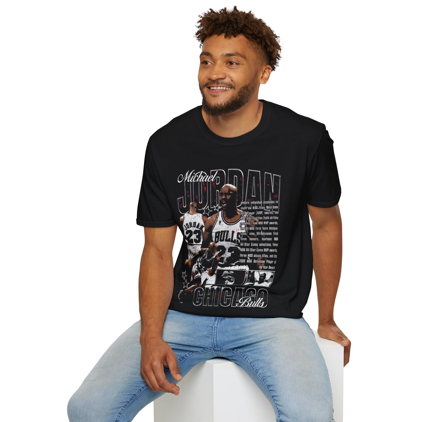 Vintage 90s Basketball Bootleg Style T-Shirt, JORDAN Retro Basketball Shirt Unisex Graphic Tee