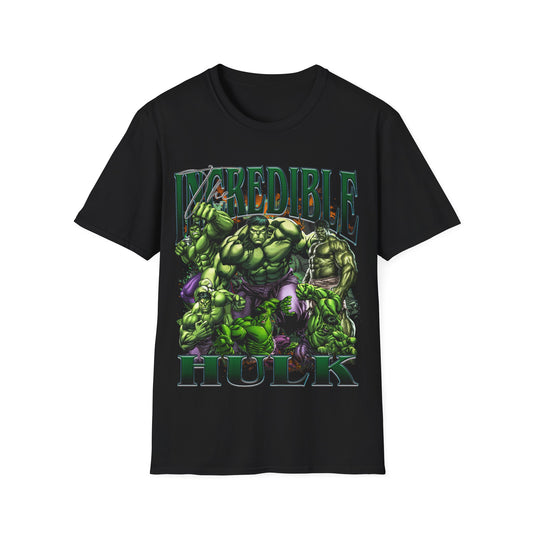 Vintage 90s Superheroes Bootleg Style T-Shirt, INCREDIBLE HULK Graphic Tee, Retro Superheroes Shirt Unisex Graphic Tee