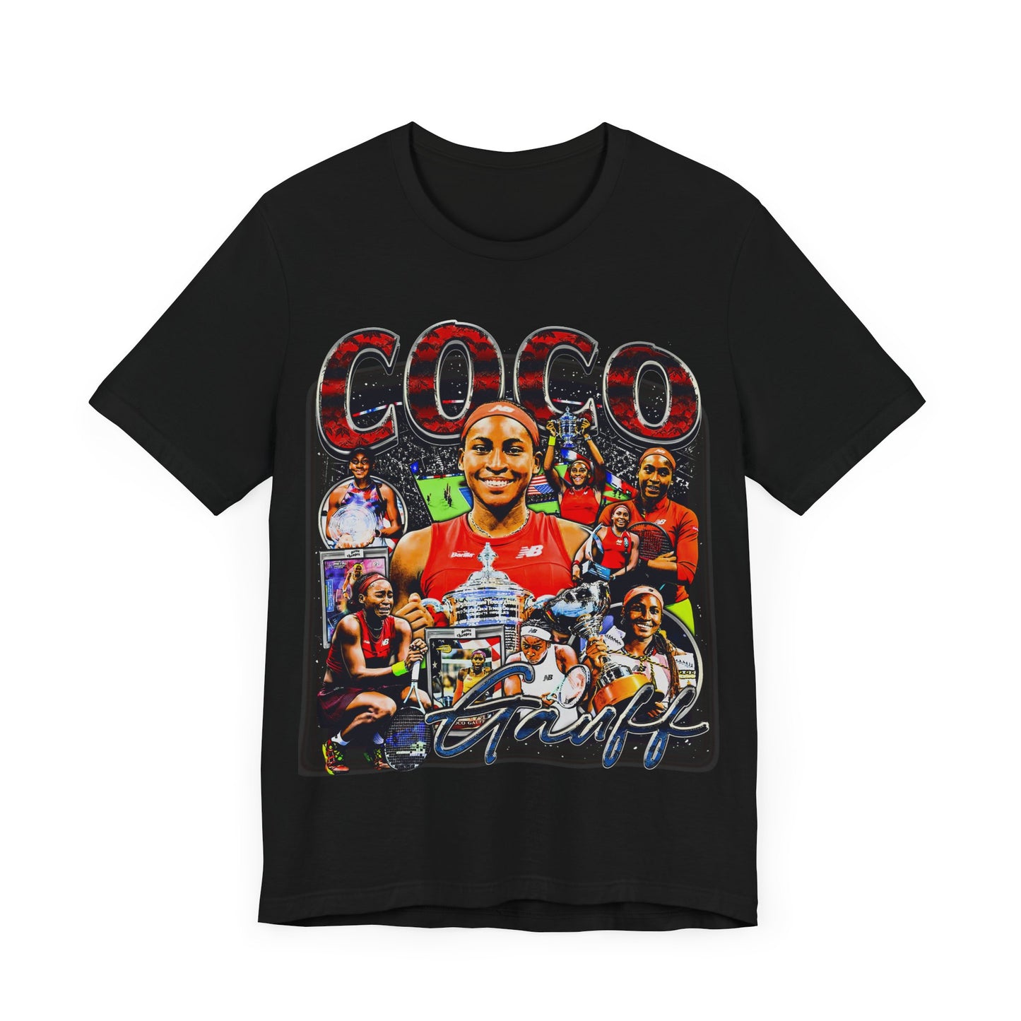 Vintage 90s Tennis Bootleg Style T-Shirt, COCO GAUFF Vintage Graphic Tee, Retro Tennis Shirt Unisex Graphic Tee