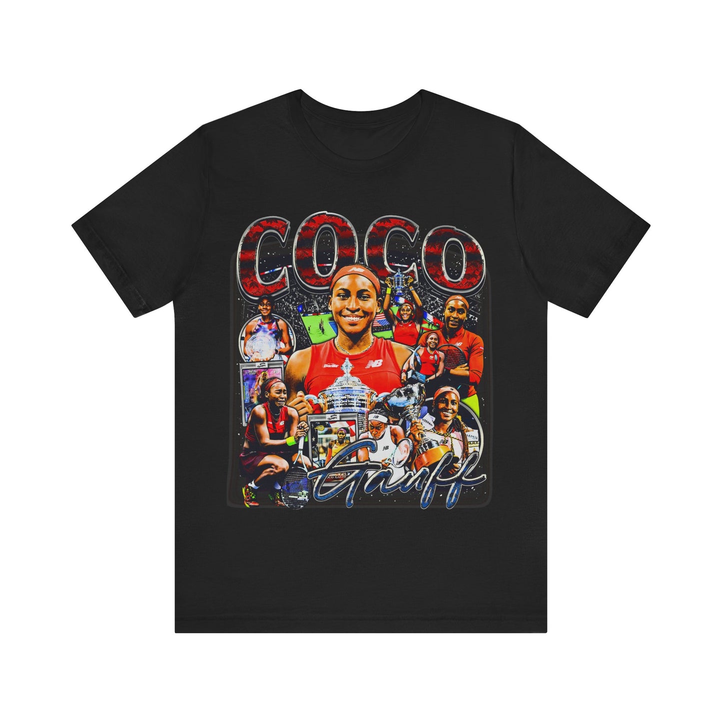 Vintage 90s Tennis Bootleg Style T-Shirt, COCO GAUFF Vintage Graphic Tee, Retro Tennis Shirt Unisex Graphic Tee