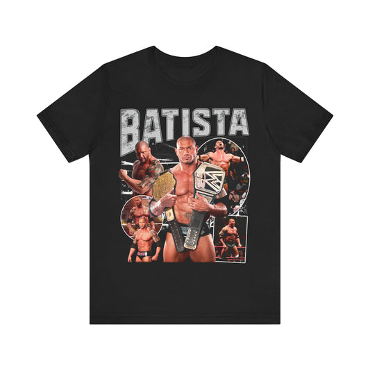 Vintage 90s Fighter Bootleg Style TShirt DAVE BATISTA Unisex Graphic Tee Shirt