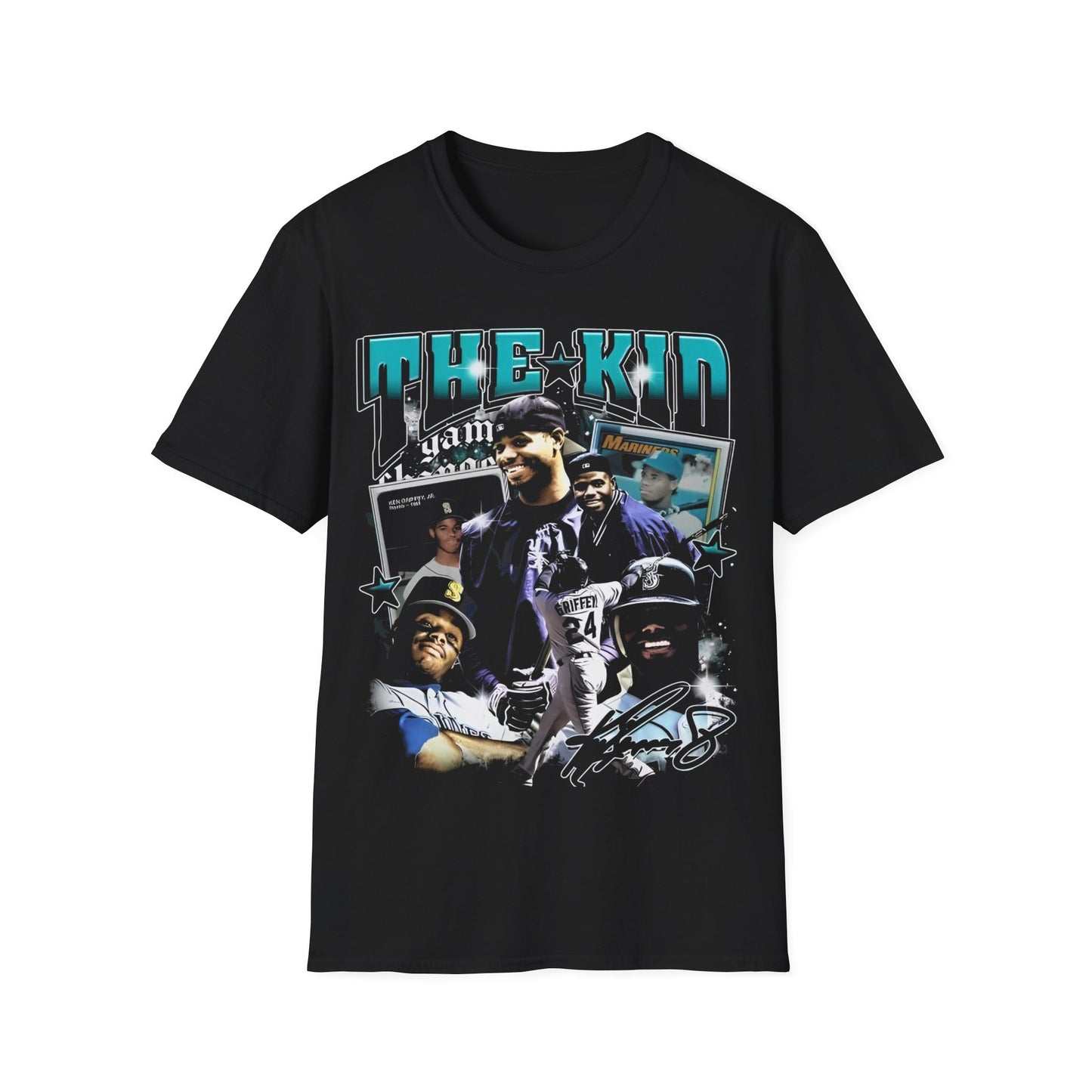 Vintage 90s Baseball Bootleg Style T-Shirt, THE KID KEN GRIFFEY JR Retro Baseball Shirt Unisex Graphic Tee