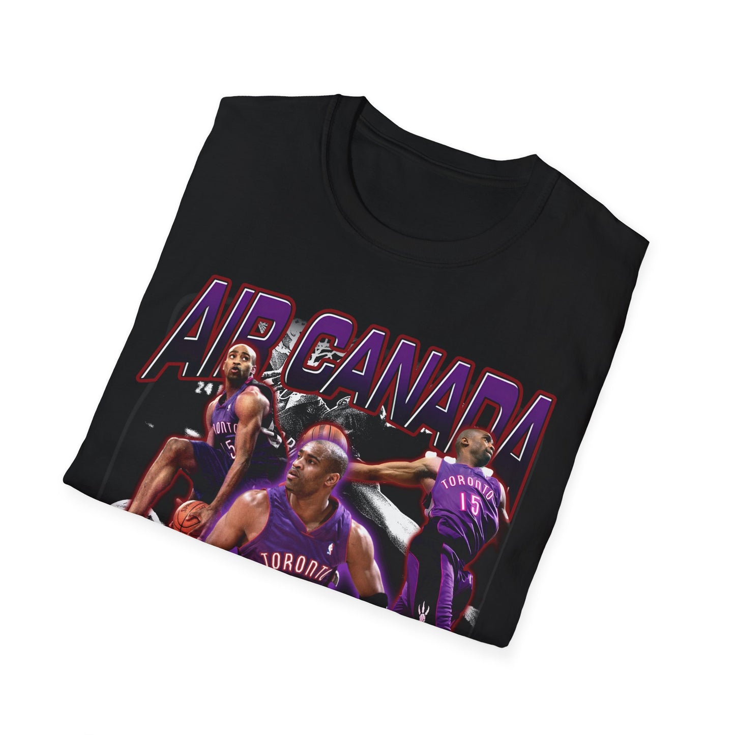 Vintage 90s Basketball Bootleg Style T-Shirt, VINCE CARTER AIR CANADA Graphic Tee, Retro Basketball Shirt Unisex Graphic Tee