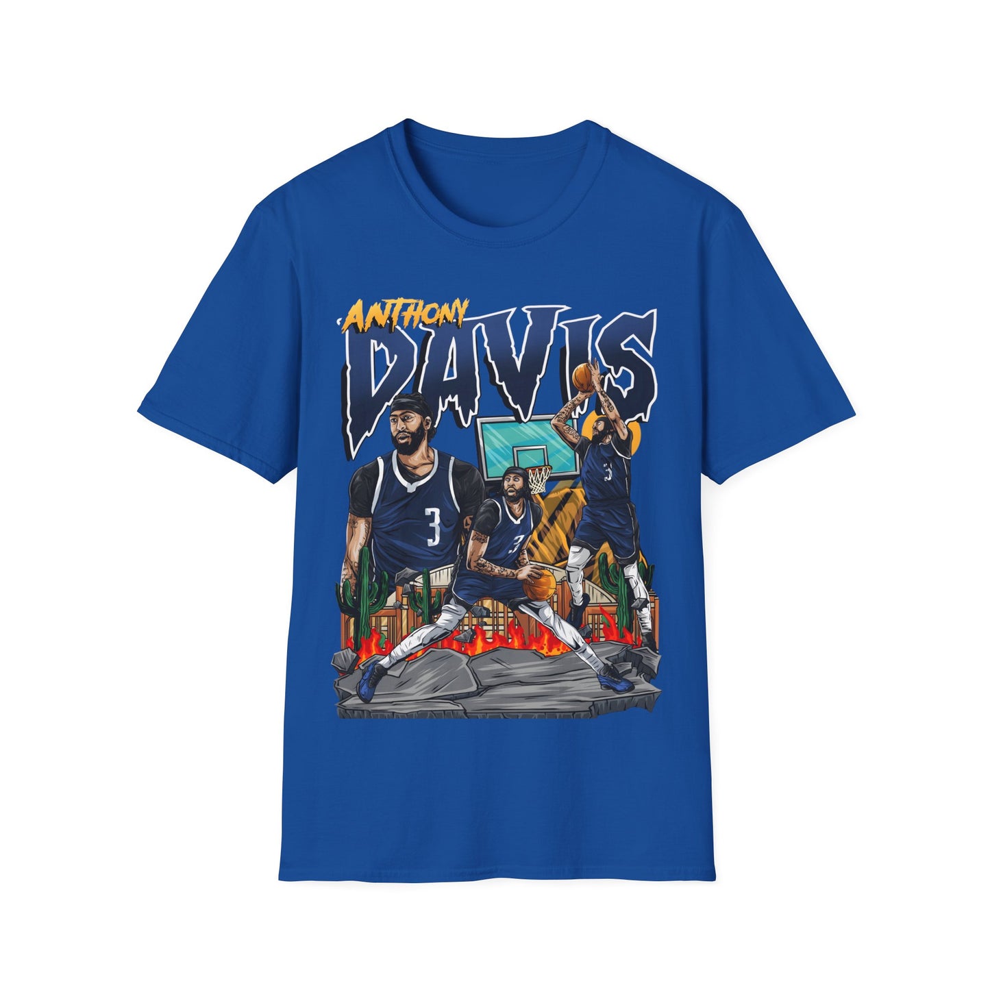 BASKETBALL LEGENDS DAVIS Unisex Softstyle T-Shirt
