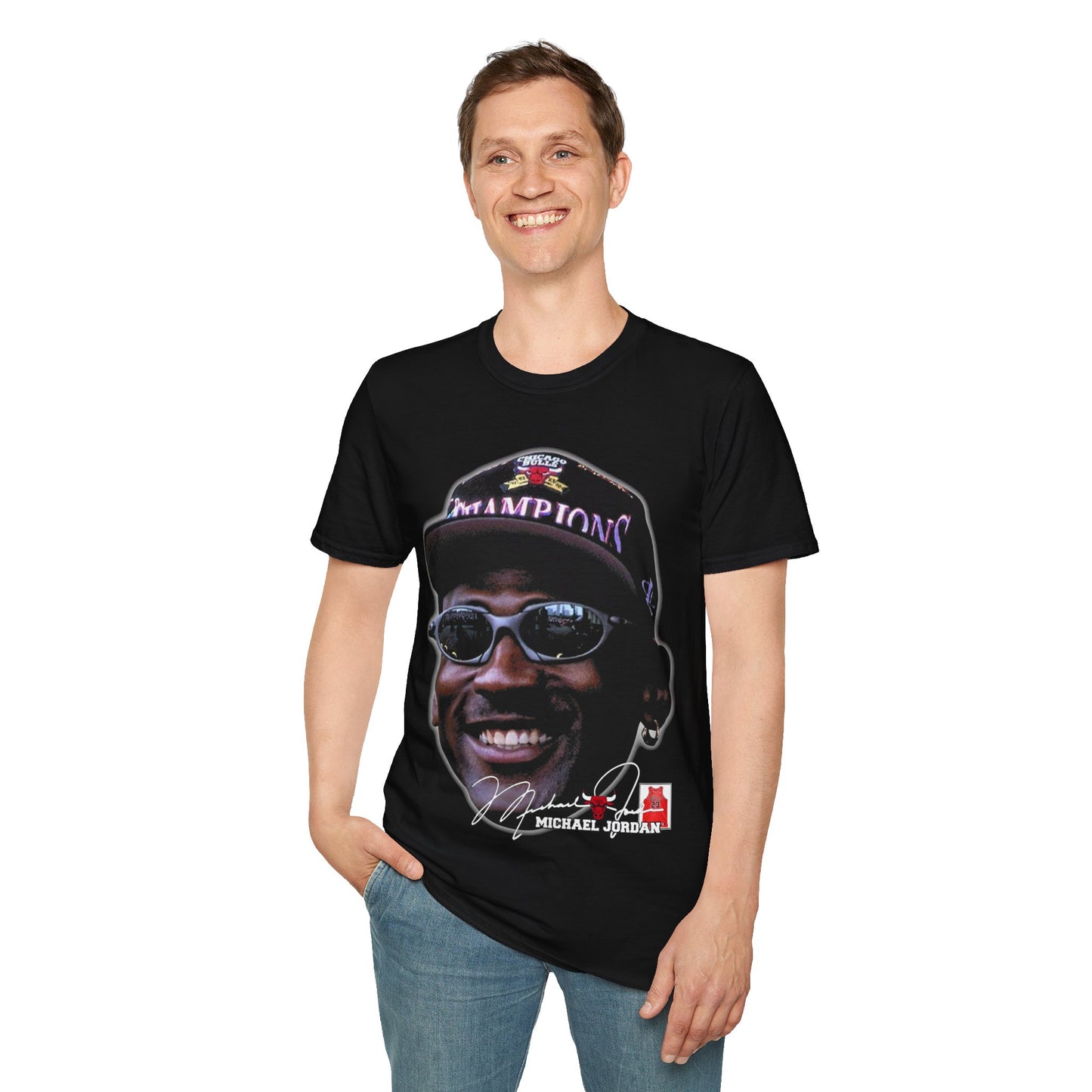 Vintage 90s Basketball Bootleg Style T-Shirt, MJ BIG FACE Retro Basketball Shirt Unisex Graphic Tee