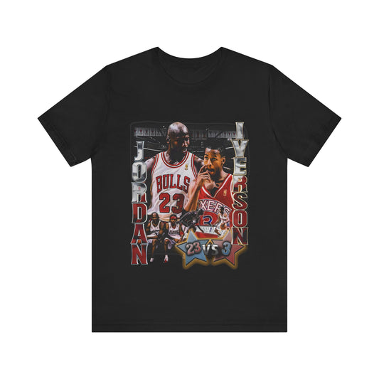 Vintage 90s Basketball Bootleg Style T-Shirt, JORDAN IVERSON Unisex Graphic Tee