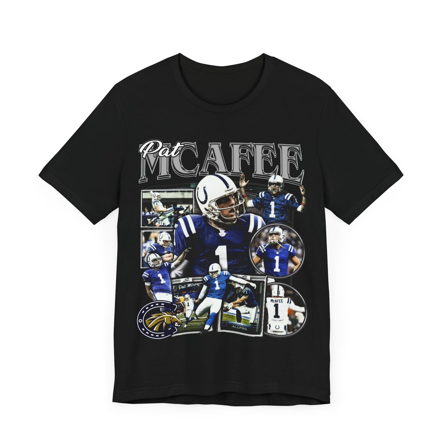 Vintage 90s Football Bootleg Style T-Shirt PAT MCAFEE Unisex Graphic Tee Shirt
