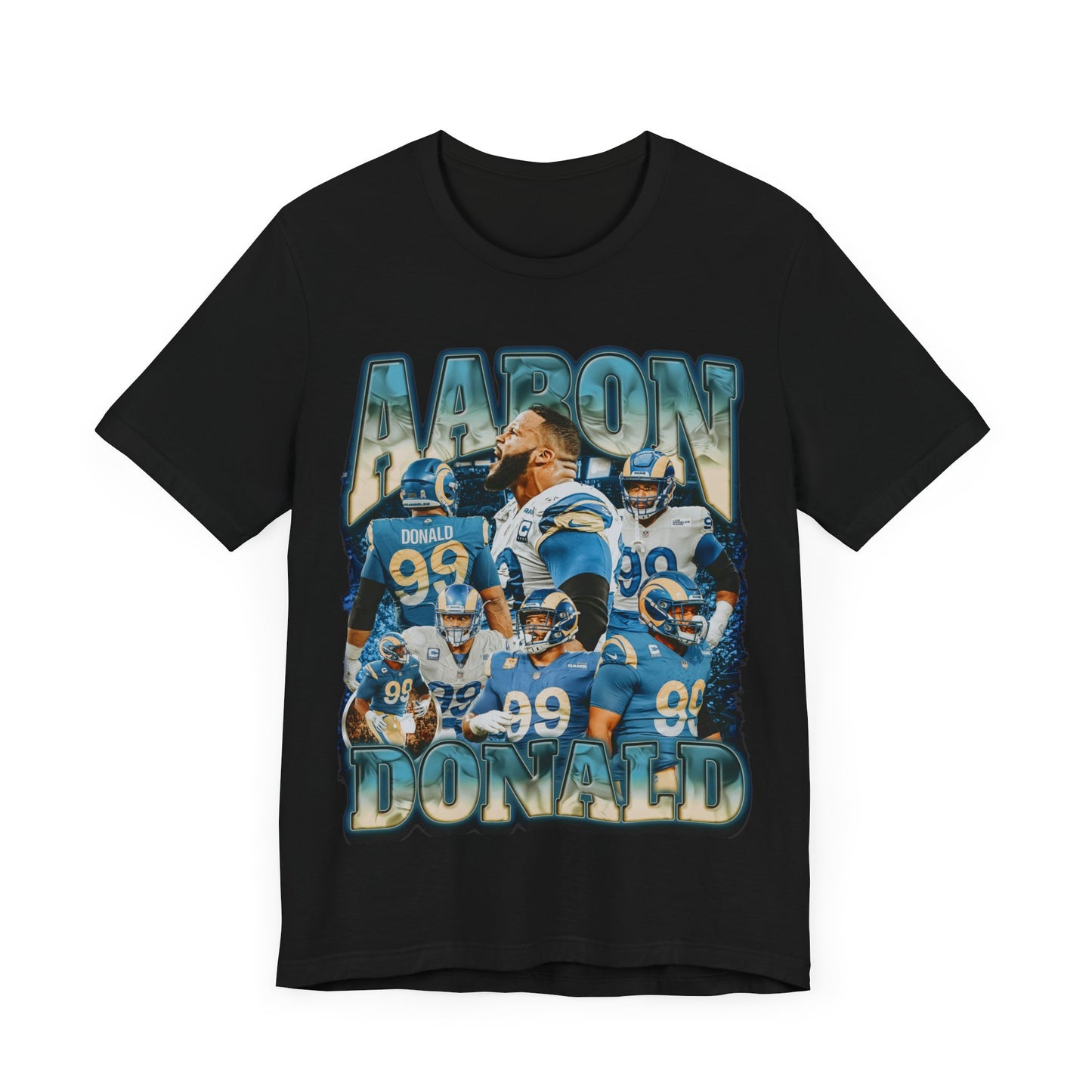 Vintage 90s Football Bootleg Style T-Shirt AARON DONALD Unisex Graphic Tee Shirt