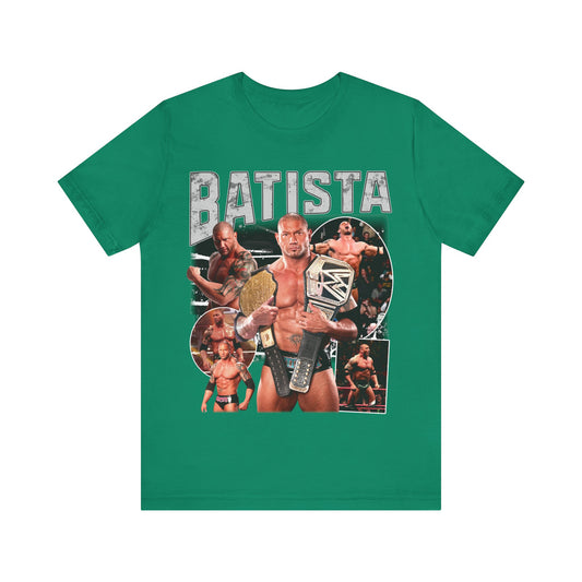 Vintage 90s Fighter Bootleg Style TShirt DAVE BATISTA Unisex Graphic Tee Shirt