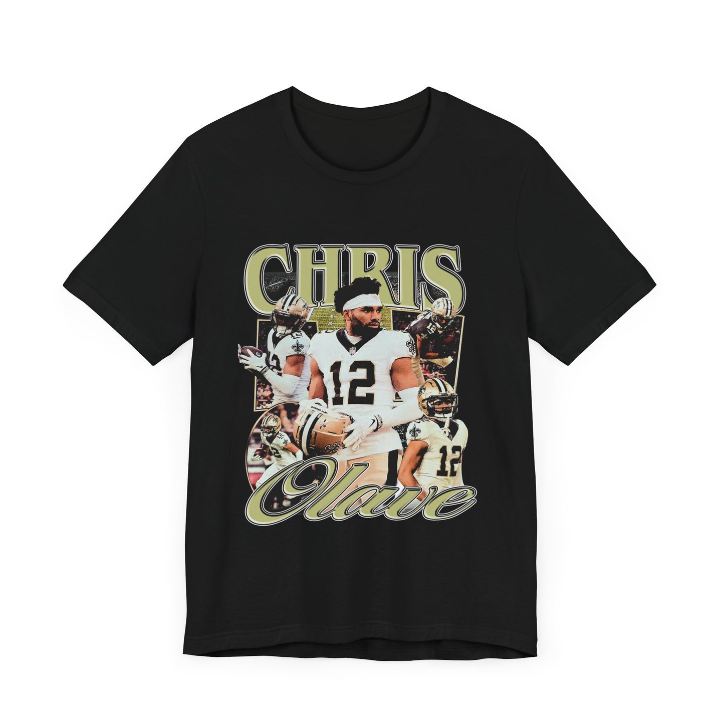 Vintage 90s Football Bootleg Style T-Shirt, CHRIS OLAVE Unisex Graphic Tee